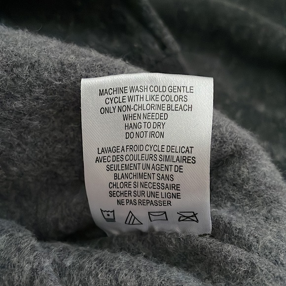 Dravus Faux Leather Vest + Hoodie Layered Jacket - Burgundy & Dark Grey - Picture 7 of 9